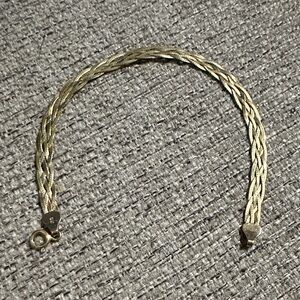 10K Gold Braided Bracelet
